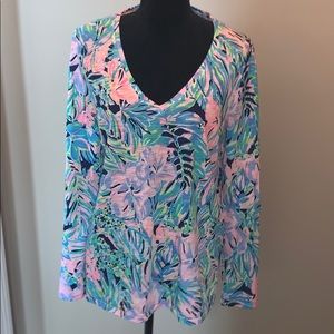 Lilly Pulitzer NWOT Long Sleeve Ella Shirt